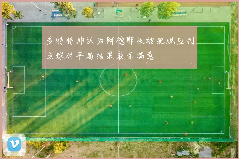 多特将帅认为阿德耶米被犯规应判点球对平局结果表示满意