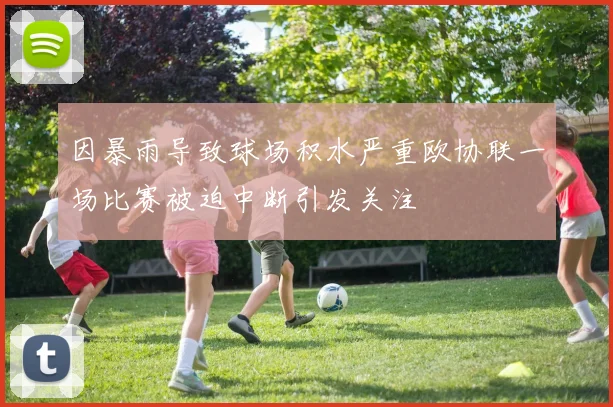 因暴雨导致球场积水严重欧协联一场比赛被迫中断引发关注